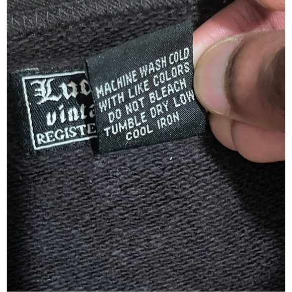 Lucky Brand Vintage Inspired Crewneck Pirate Skull Sweater - Picture 5 of 5